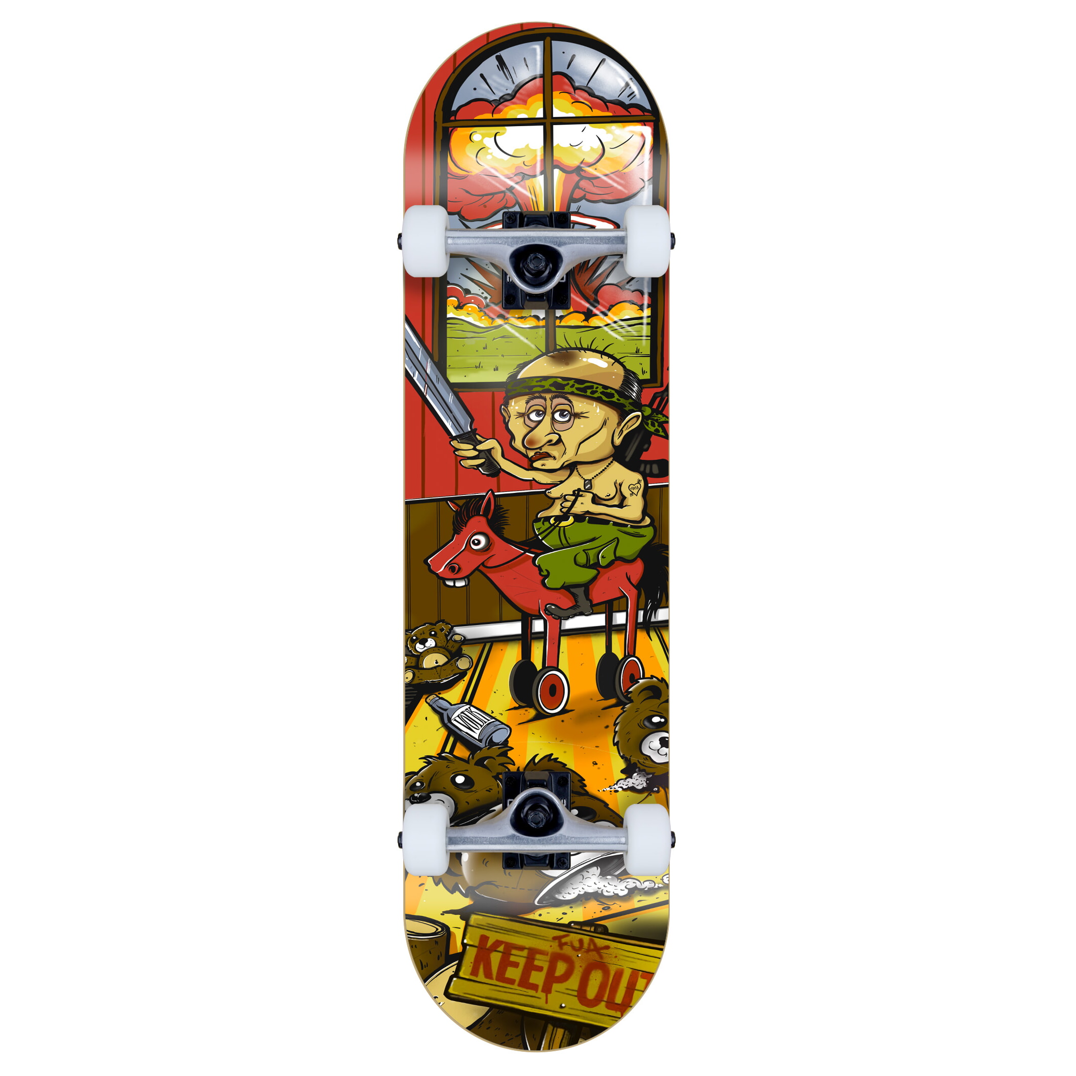 FUA complete Skateboard Putin 7.75