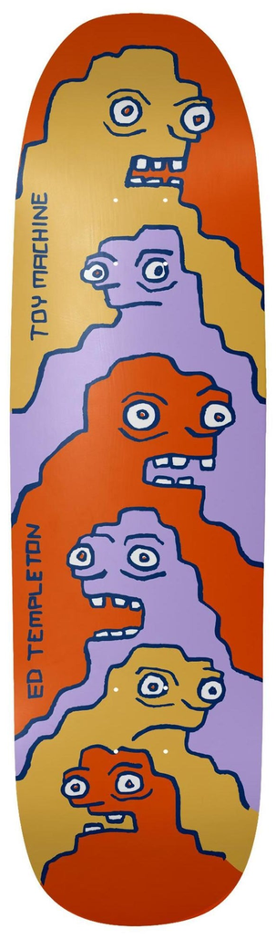 ToyMachine_Templeton_Glob_900_1.png Toy Machine Ed Templeton Glob Shaped Skateboard Deck 9.0