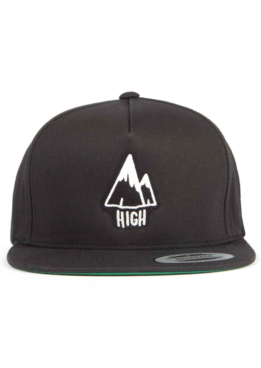 The Dudes High Structured 5 Panel Cap - black