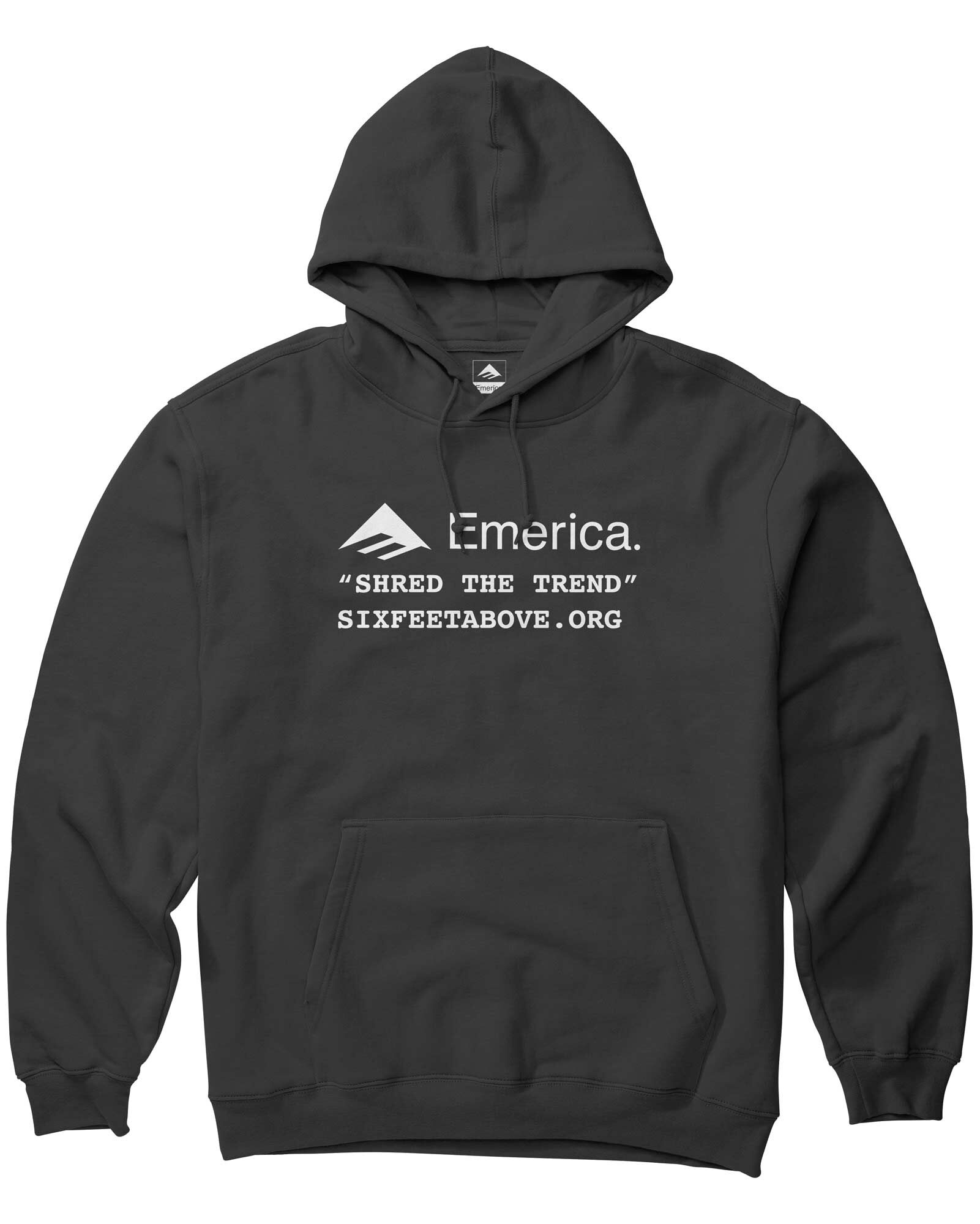 EMERICA Sweat 6 FEET ABOVE HOODIE, black XXL