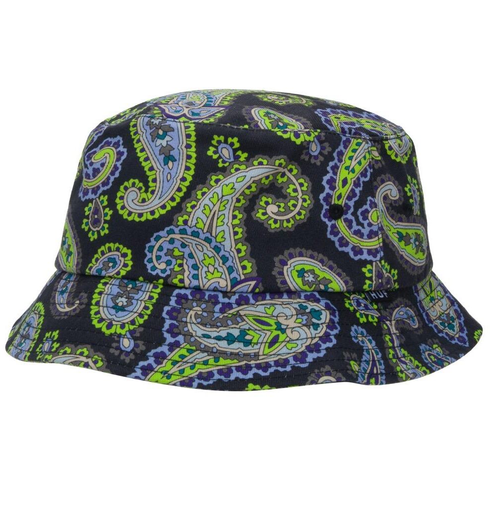 HUF Paisley Bucket Hat - black HUF Paisley Bucket Hat - black