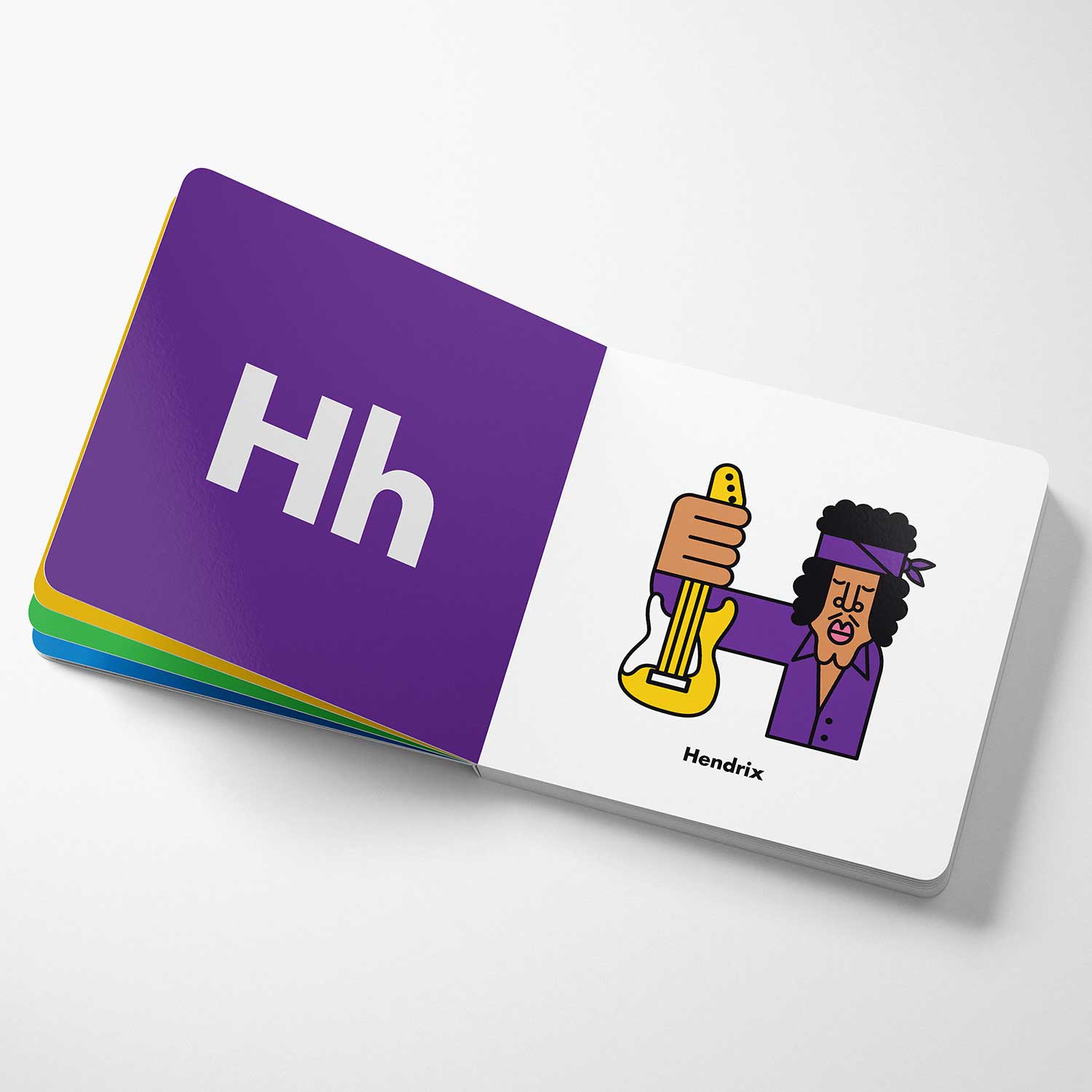 Awesome ABC Rock ABC Book - Multicolor