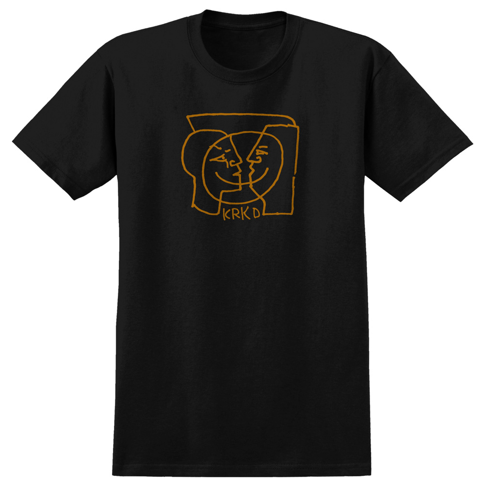 28950097-100-S-1 T-Shirt Krooked KRKD Moonsmile Black M