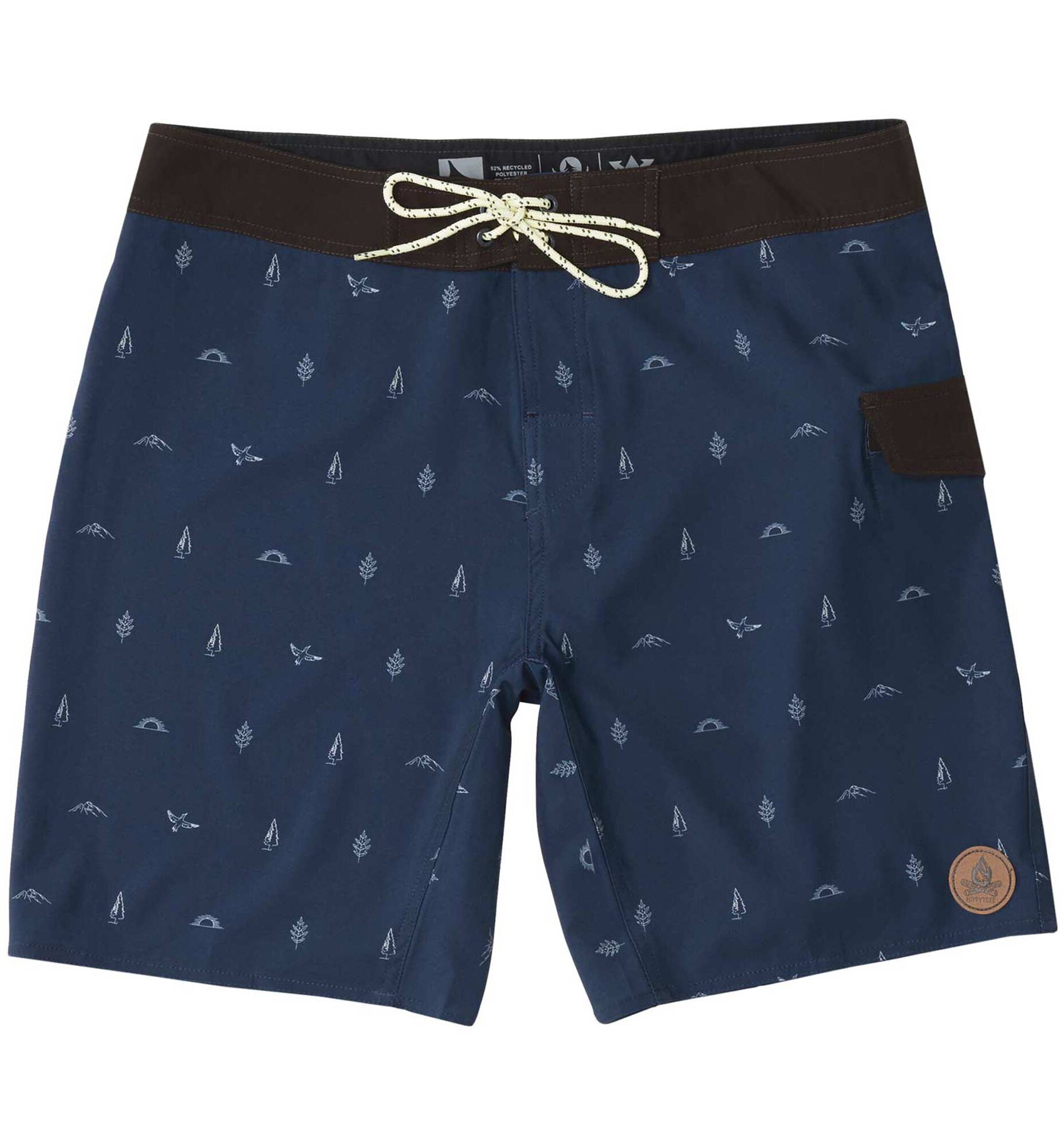 HIPPYTREE Boardshort MOTIF TRUNK navy HIPPYTREE Boardshort MOTIF TRUNK, navy 34