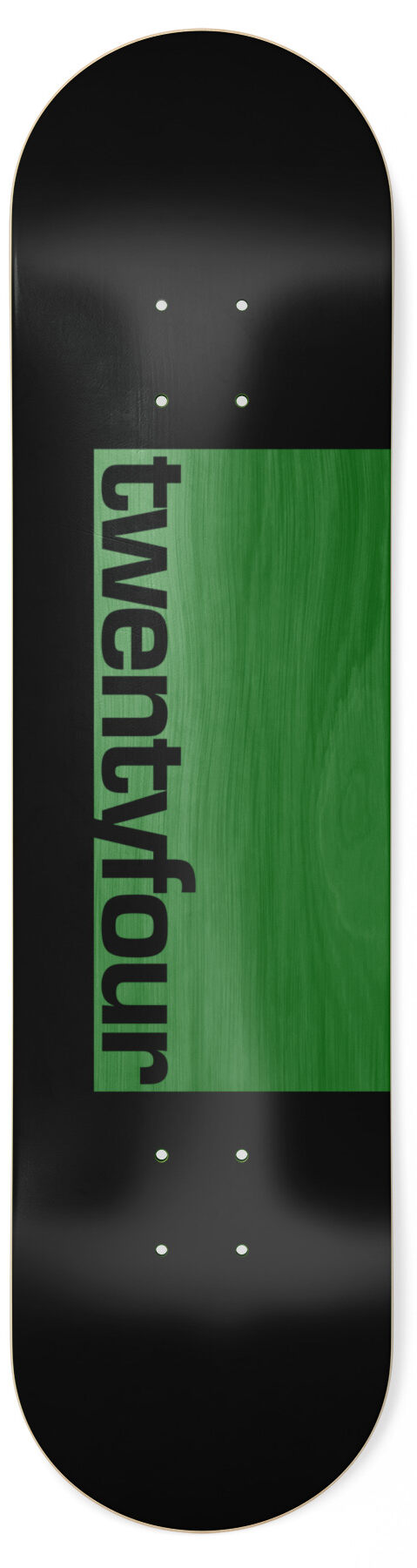 Skateshop24 - twentyfour black Skateboard Deck Skateshop24 - twentyfour black Skateboard Deck 8.75