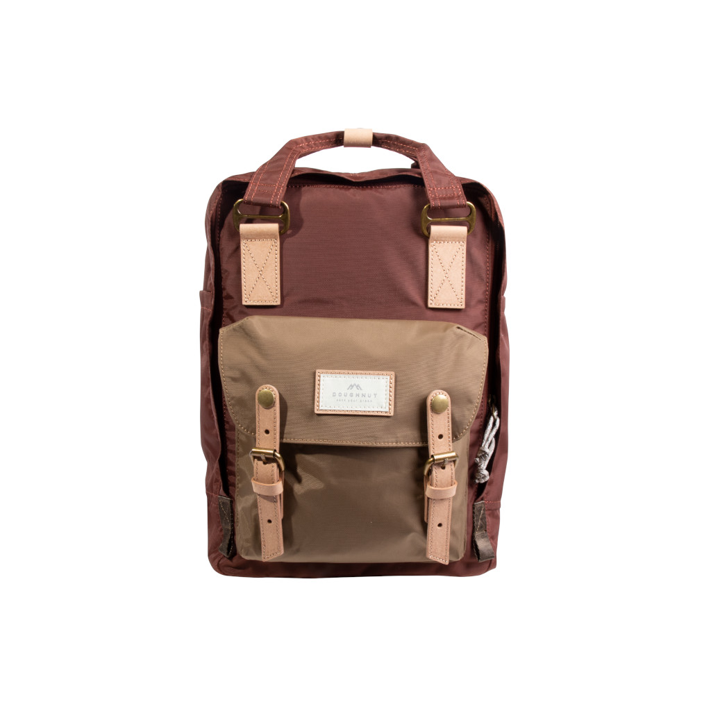 Doughnut Macaroon Jungle Series Rucksack - maroon x khaki