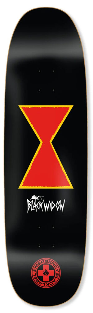 Black-Label Skateboard Deck Black Widow 9,25 Black-Label Skateboard Deck Black Widow 9,25