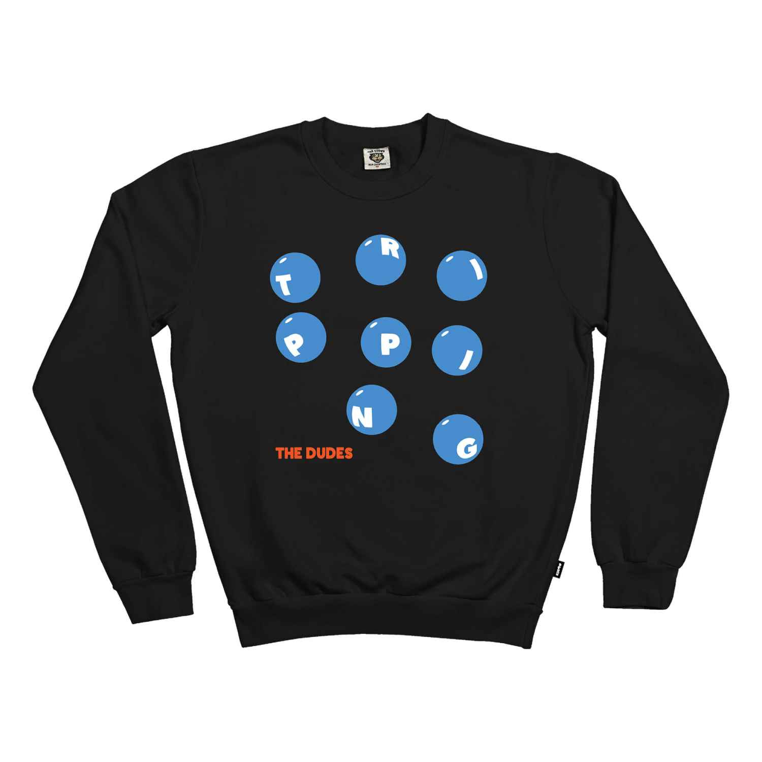 The Dudes Tripping Balls Classic Sweatshirt Seasonal - black XXXL
