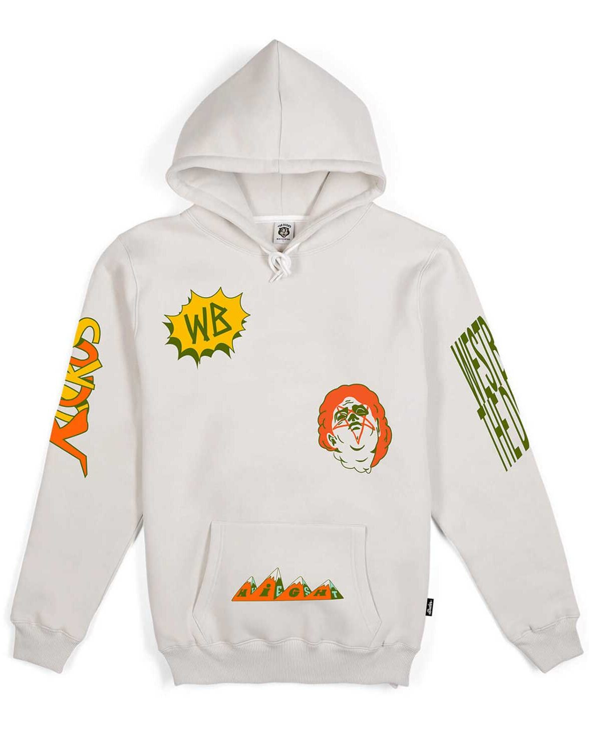 The Dudes Fat David Hoody - off-white XS The Dudes Fat David Hoody - off-white XXXL