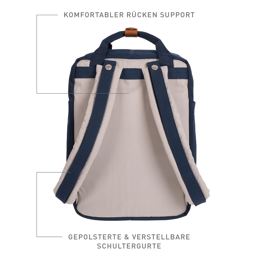 Doughnut Macaroon Rucksack - ivory x navy Doughnut Macaroon Rucksack - ivory x navy