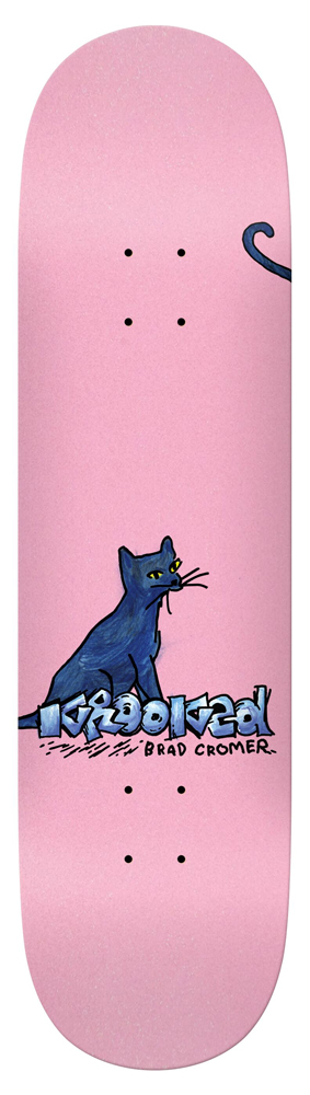 28910079-1 Krooked Skateboard Deck Cromer Kat 8,38