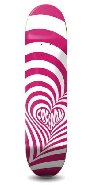 Freedom Hypnolove Red Skateboard Deck