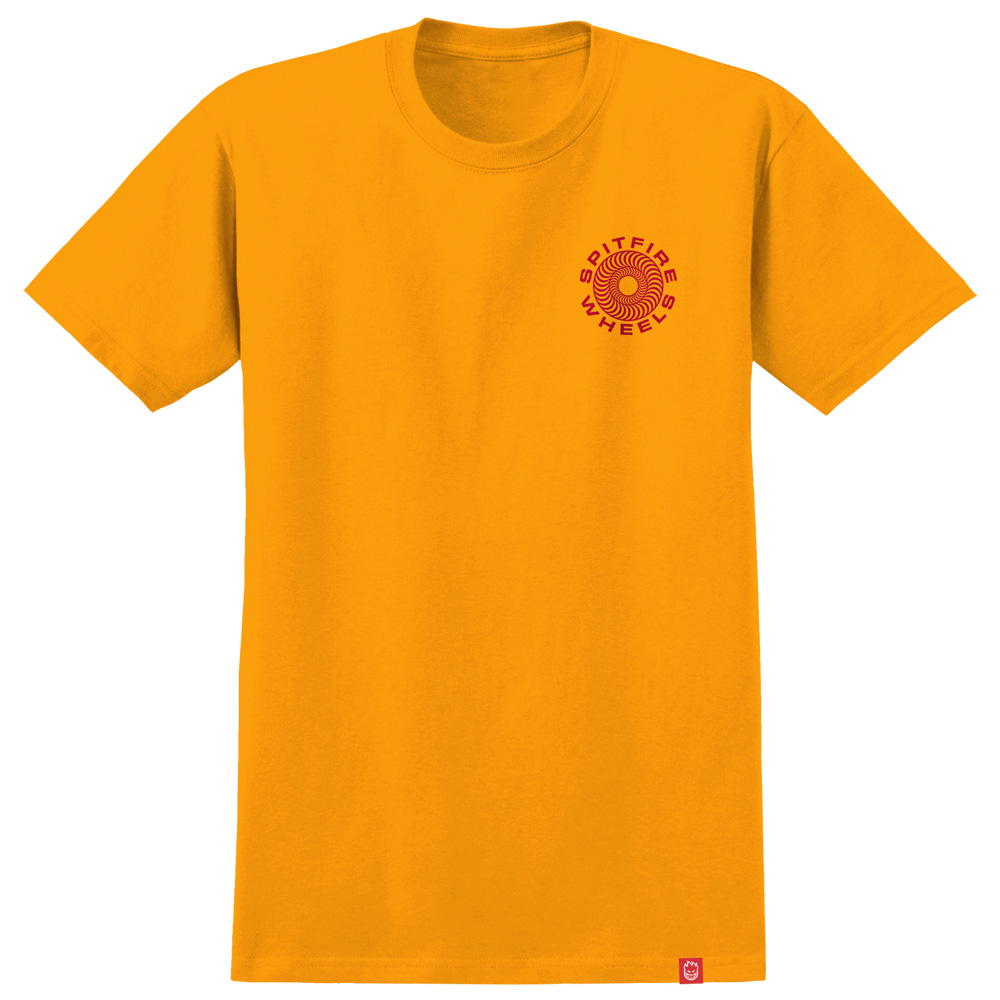 29150360-779-M-1 T-Shirt Spitfire Classic 87 Swirl Gold/Red XL