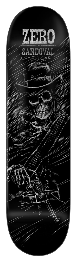 13710267-1 Zero Skateboard Deck Sandoval Gunslinger 30 Years Reissue 8,50