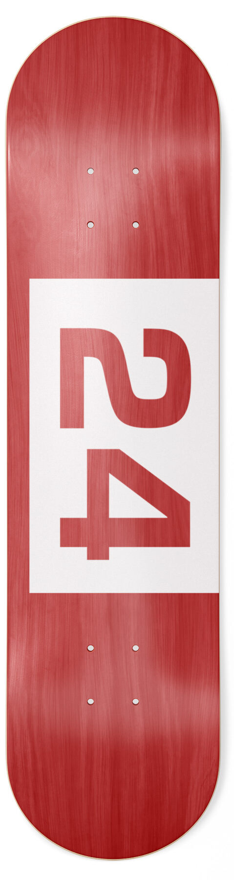 Skateshop24 - 24 white Skateboard Deck Skateshop24 - 24 white Skateboard Deck 8.75