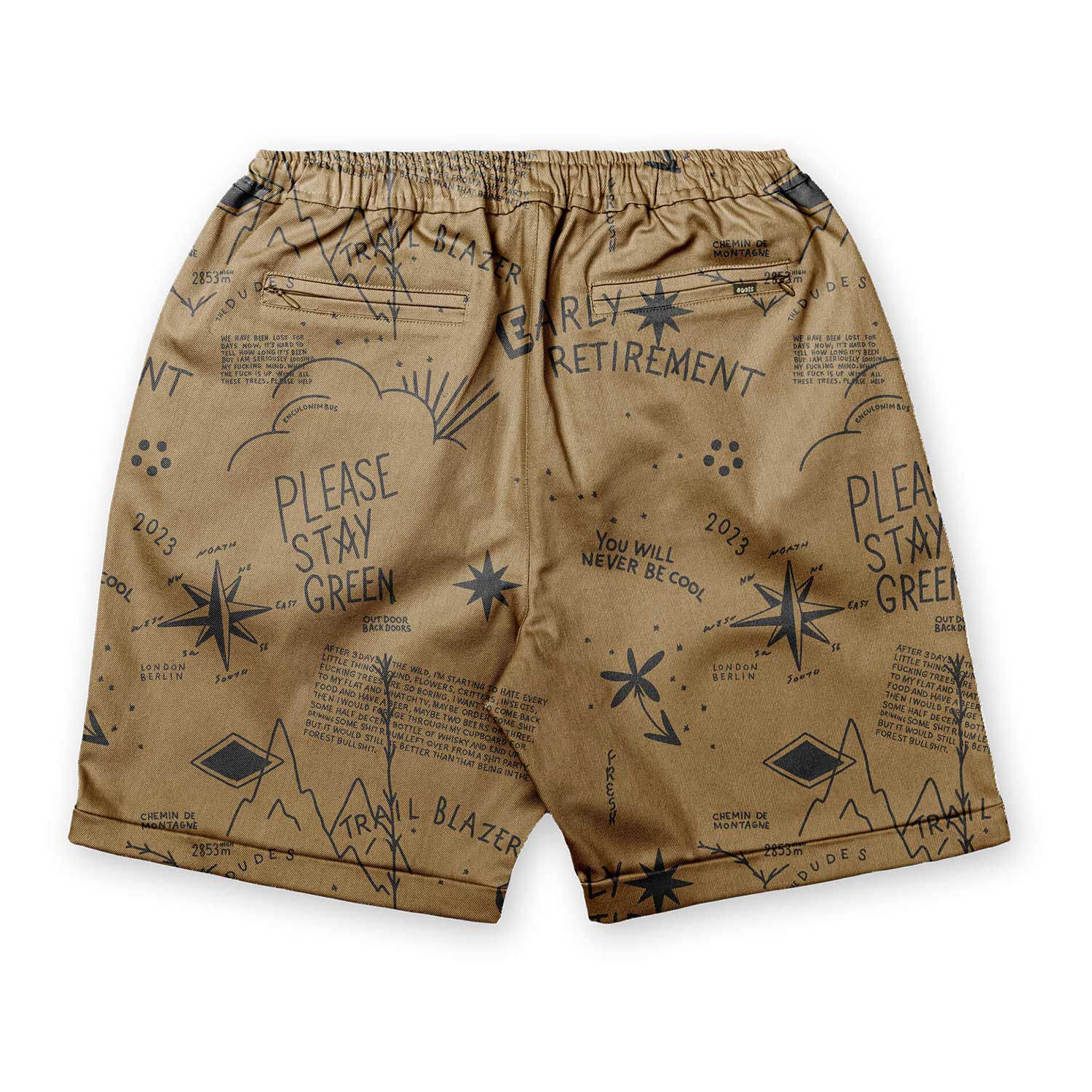 The Dudes Trail Blazer Premium EZ Shorts - multicolor XXXL