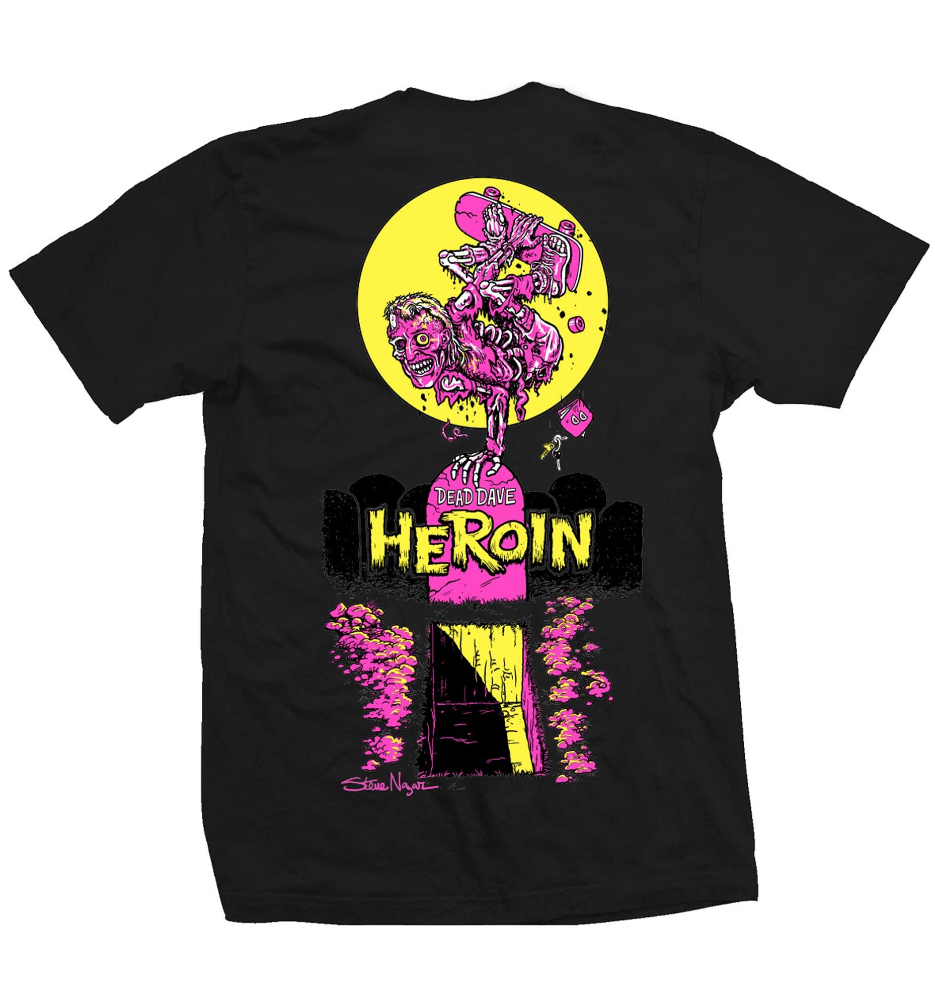 HEROIN T-Shirt ZOMBIE, black XXL