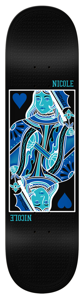 Real Skateboard Deck Hause Queen Of Hearts 8,25
