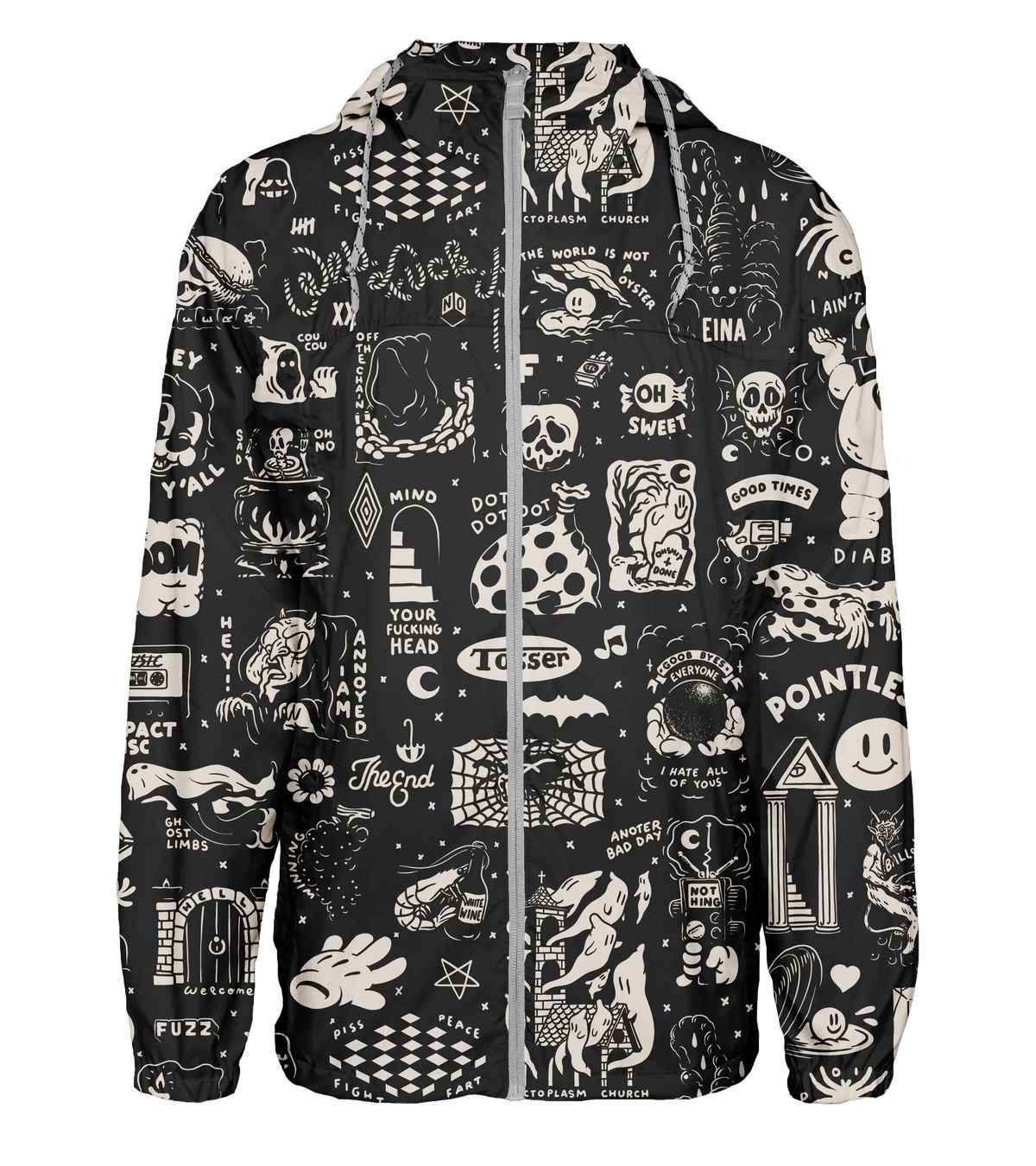 The Dudes Flashy Pattern Windbreaker - multicolor The Dudes Flashy Pattern Windbreaker - multicolor XXXL
