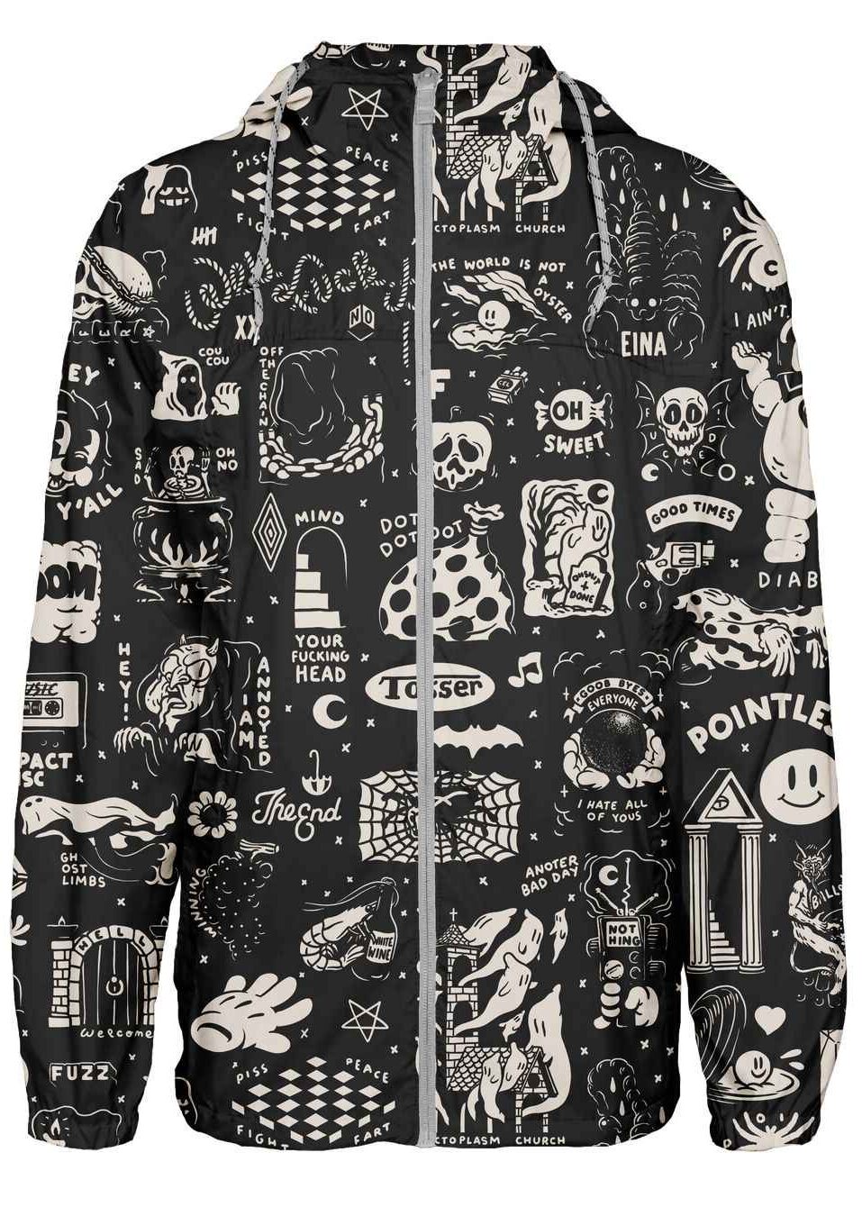 The Dudes Flashy Pattern Windbreaker - multicolor The Dudes Flashy Pattern Windbreaker - multicolor XXXL