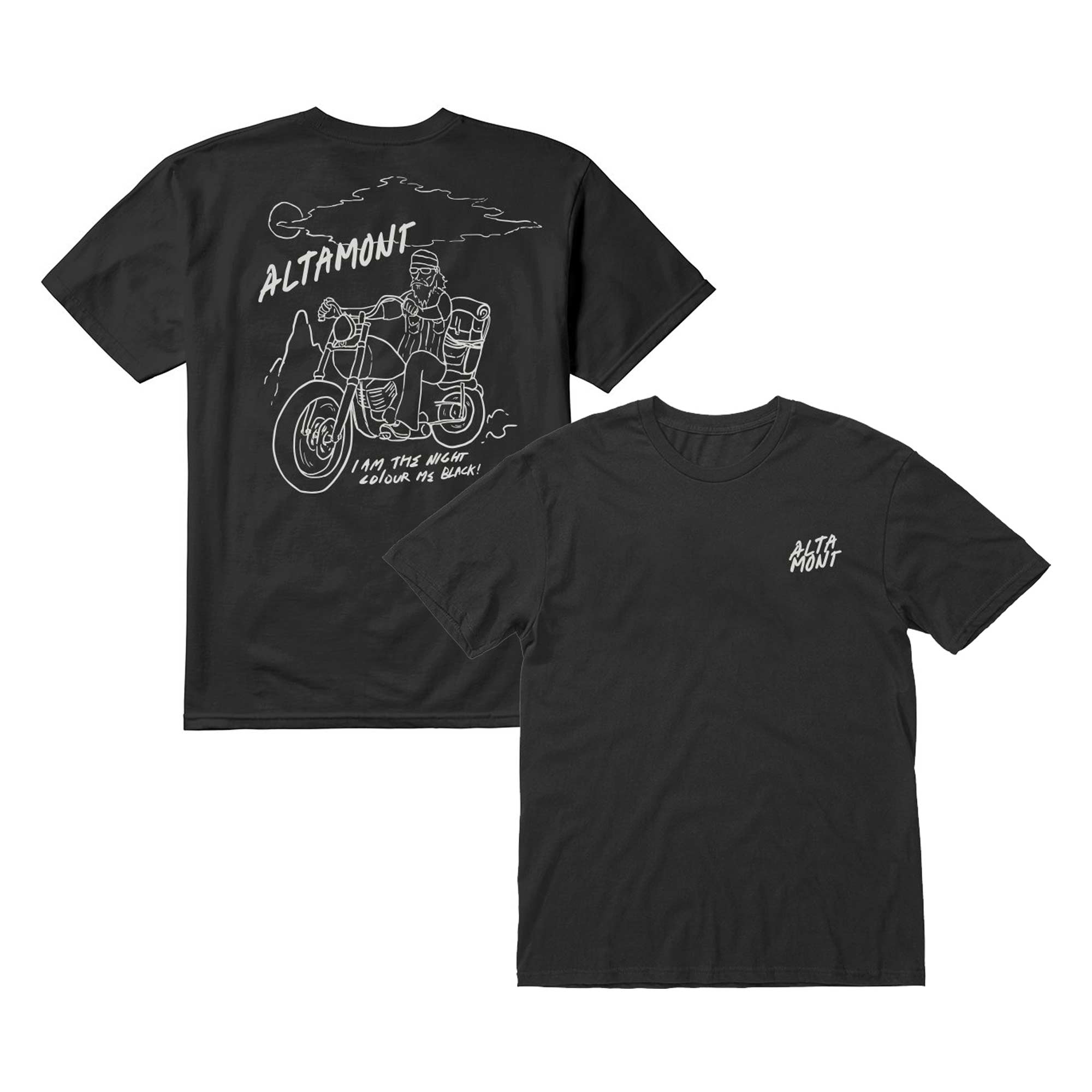 ALTAMONT T-Shirt I AM THE NIGHT S/S CUSTOM black ALTAMONT T-Shirt I AM THE NIGHT S/S CUSTOM, black XL