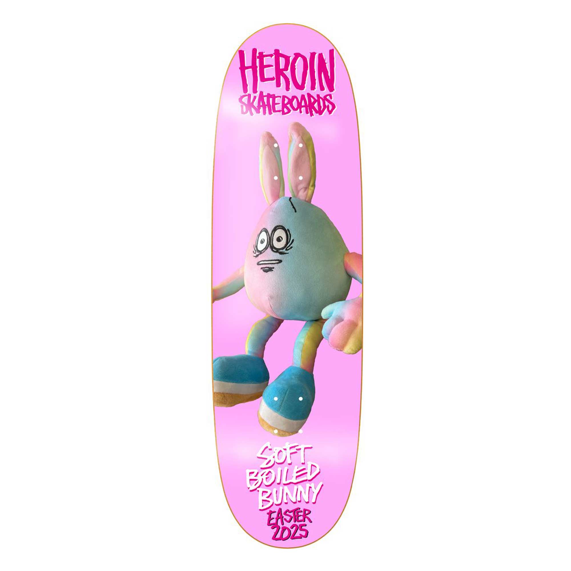 HEROIN Deck SOFT BOILED BUNNY SYM 9.125, pink 9.1