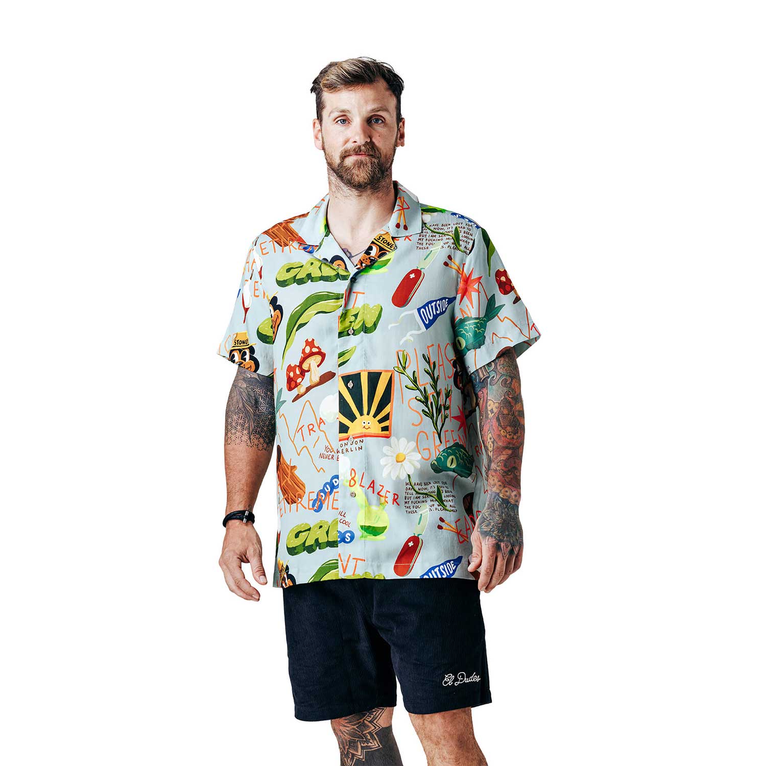The Dudes Treasure Trail Hawaiian Shirt - multicolor XXXL