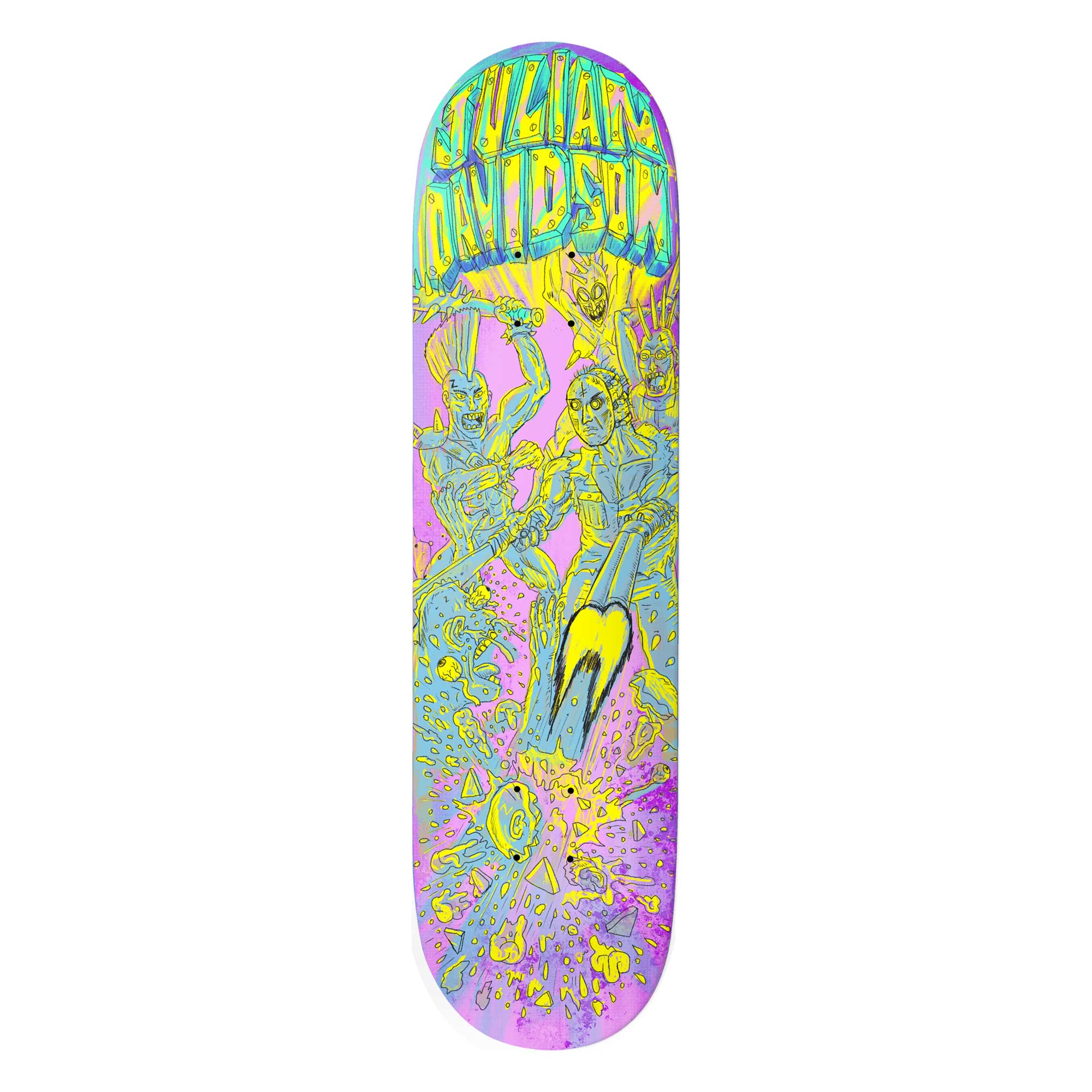DEATHWISH Deck DYSTOPIA JU 8.38, pink 8.3