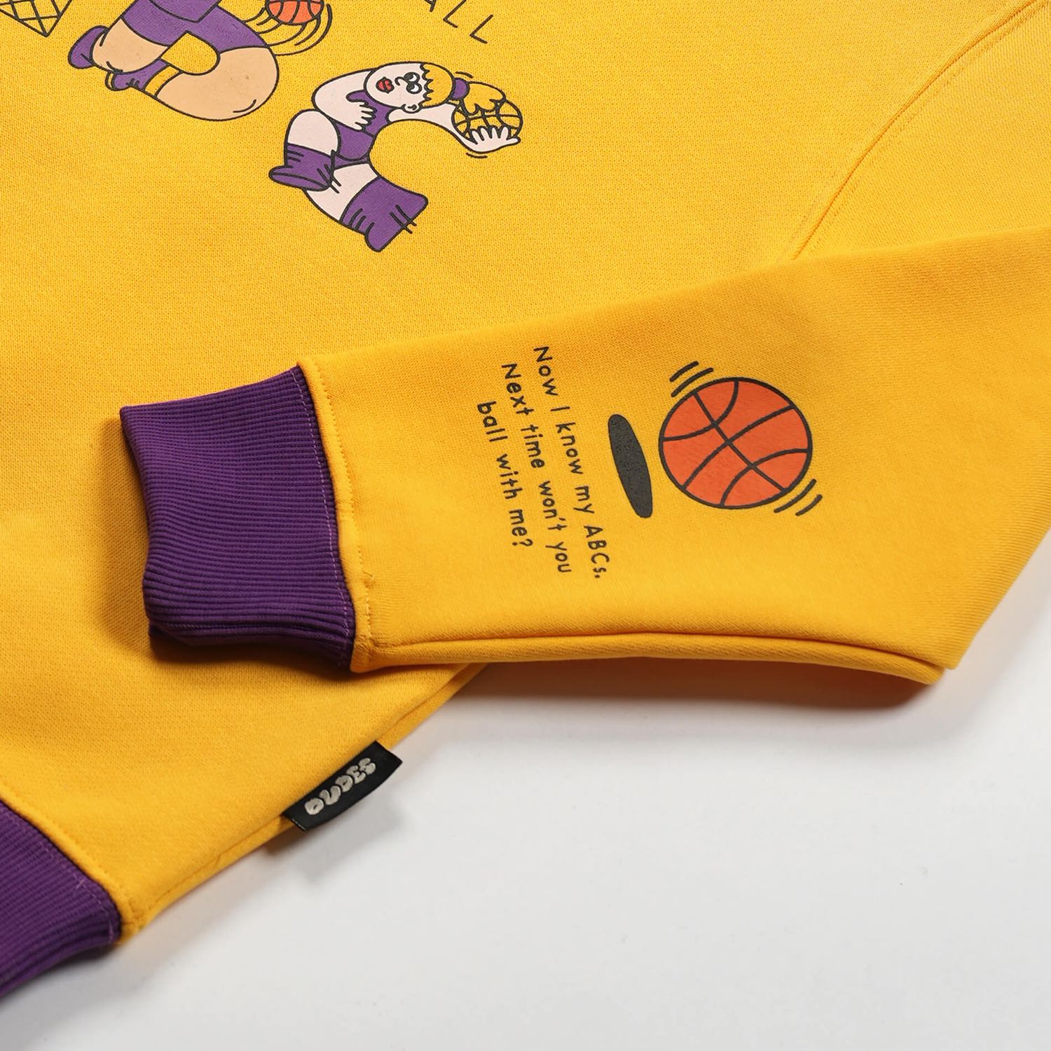 Awesome ABC Basketball ABC Sweatshirt Premium Kids - Spectral yellow 5-6 Awesome ABC Basketball ABC Sweatshirt Premium Kids - Spectral yellow 11-12