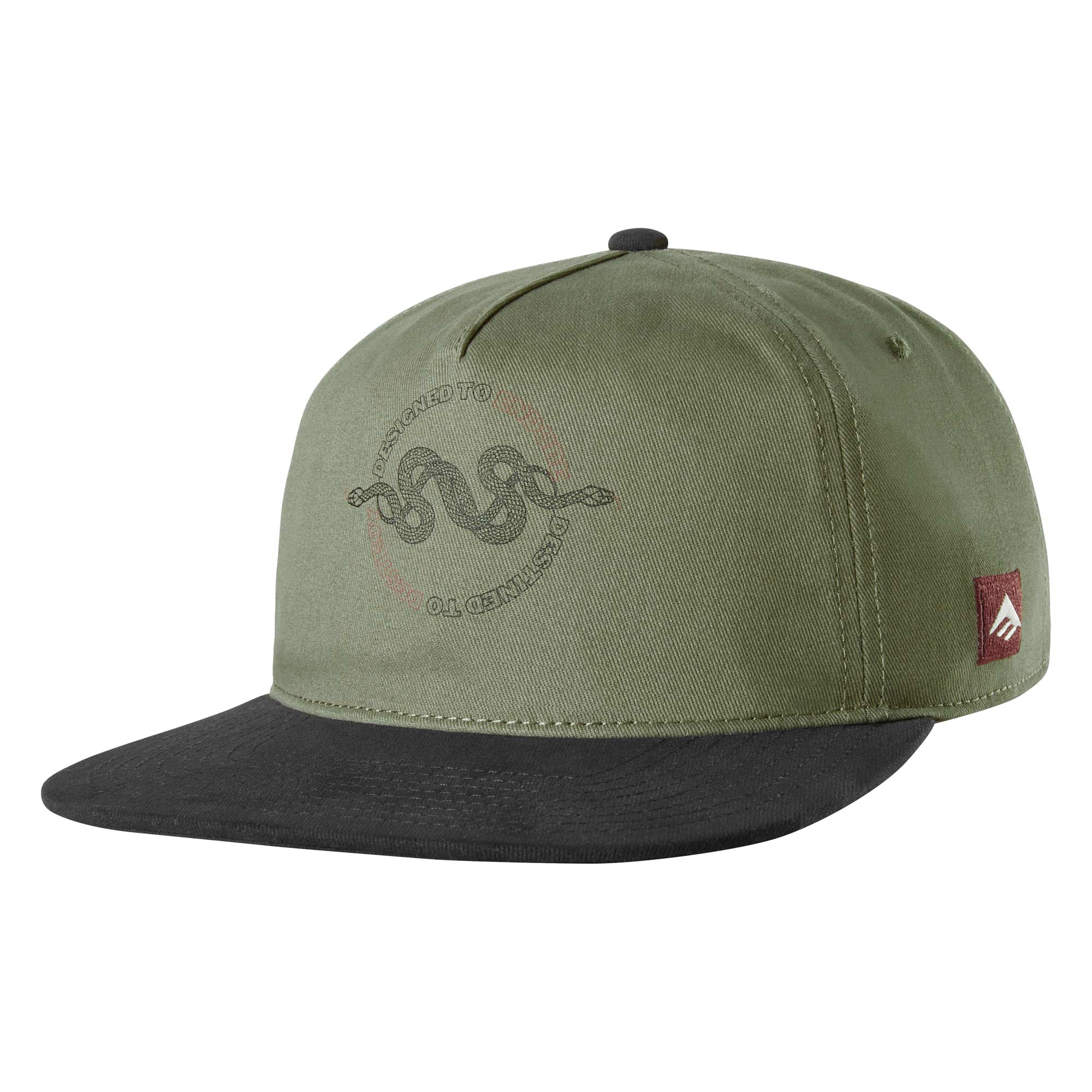 EMERICA Cap ENDURE DESTROY SNAPBACK, olive/black EMERICA Cap ENDURE DESTROY SNAPBACK, olive/black