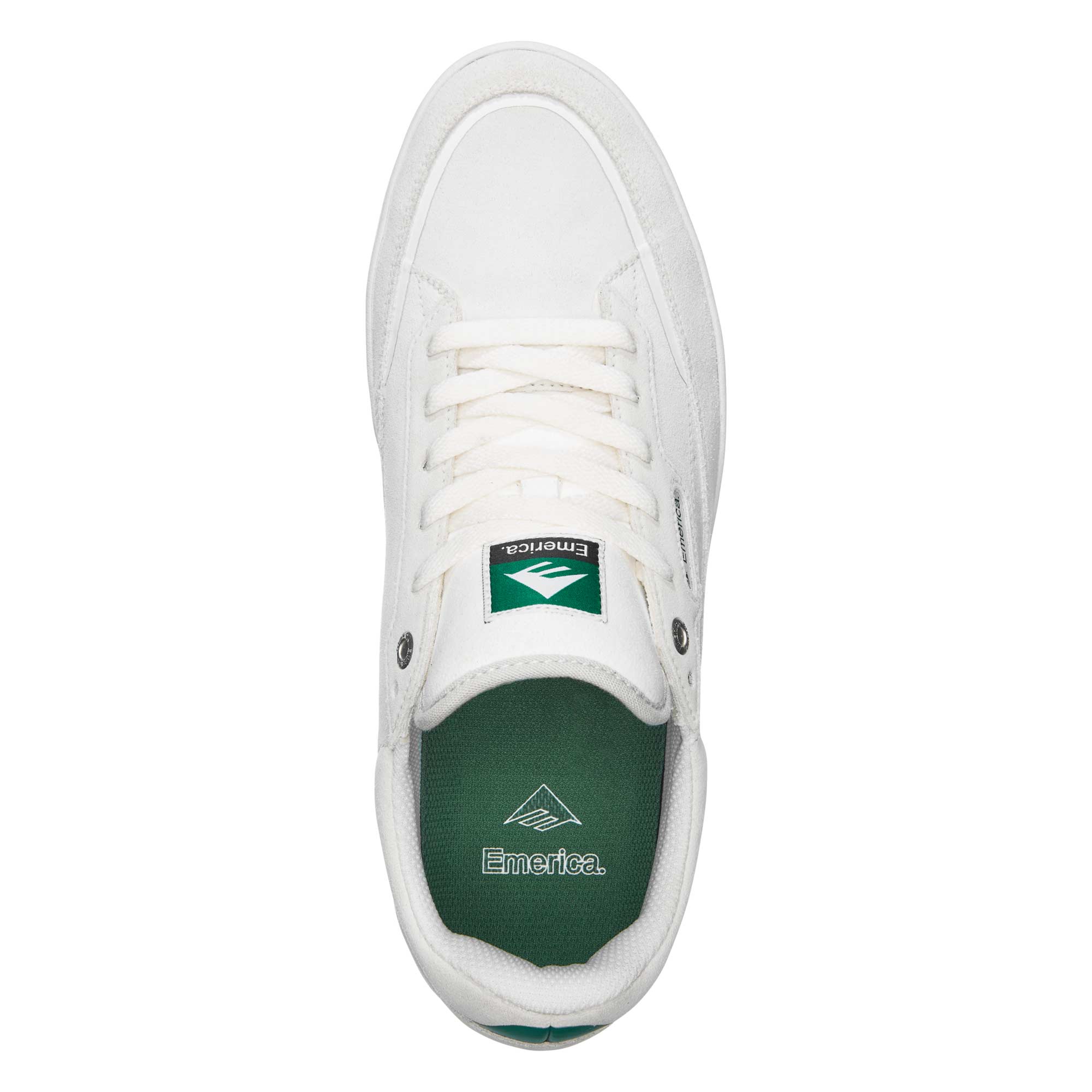 EMERICA Shoe GAMMA whi/gre/gum, white/green/gum 7½