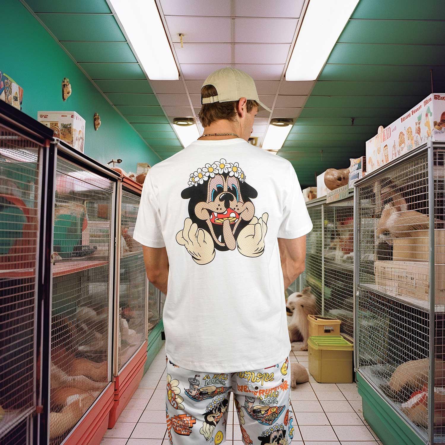 The Dudes Mid Summer Premium T-Shirt - off-white The Dudes Mid Summer Premium T-Shirt - off-white XXXL