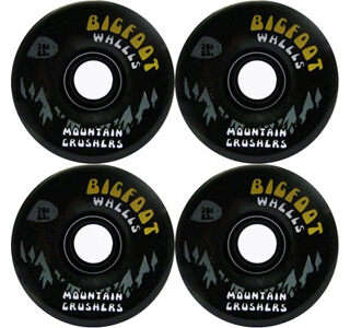 Bigfoot Mountain Cruiser Longboard Wheels Black 76mm 80a Bigfoot Mountain Cruiser Longboard Wheels Black 76mm 80a