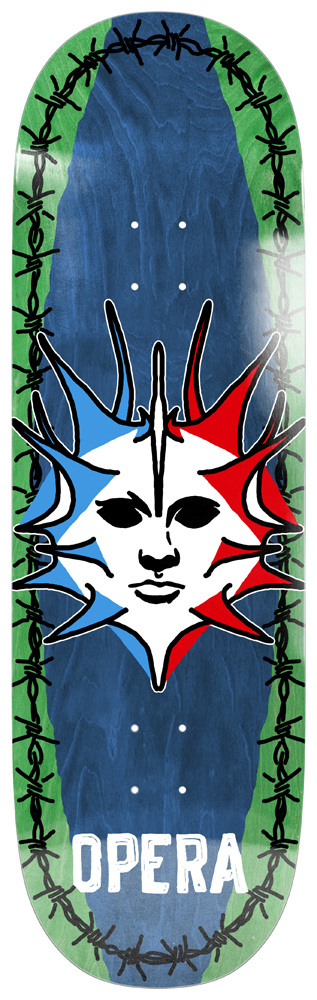 10810182-1 Opera Skateboard Deck Fatties Torn Spike 10,00