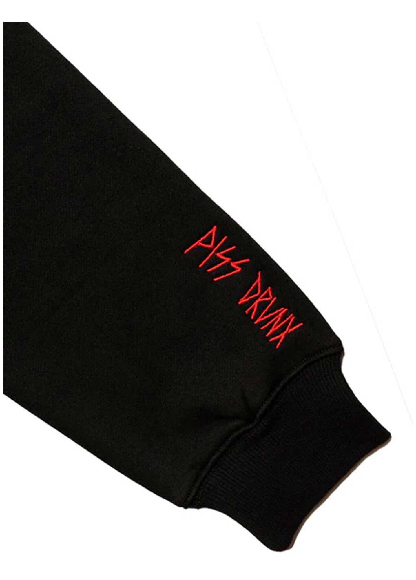 PISS DRUNX Sweat LIL RED HOODIE black PISS DRUNX Sweat LIL RED HOODIE, black L