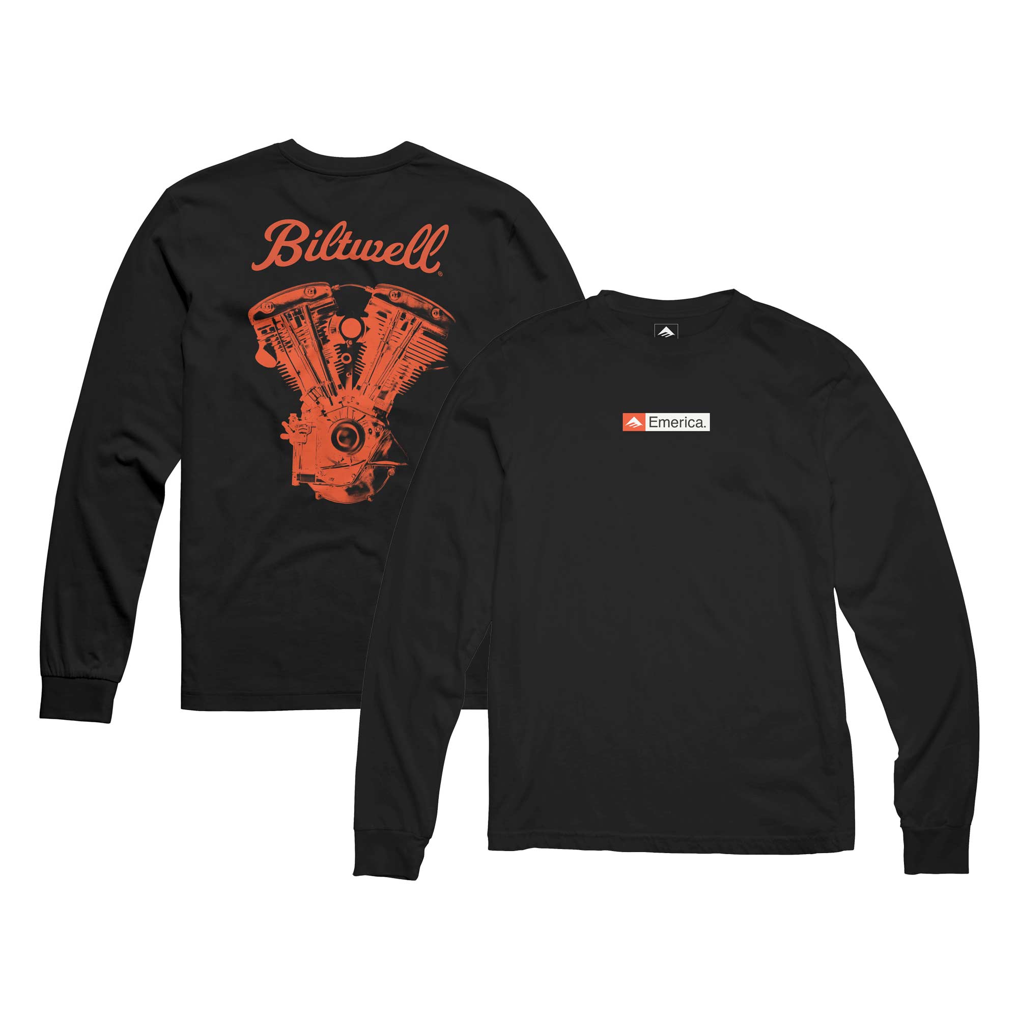 EMERICA Longsleeve BILTWELL black EMERICA Longsleeve BILTWELL, black XXL
