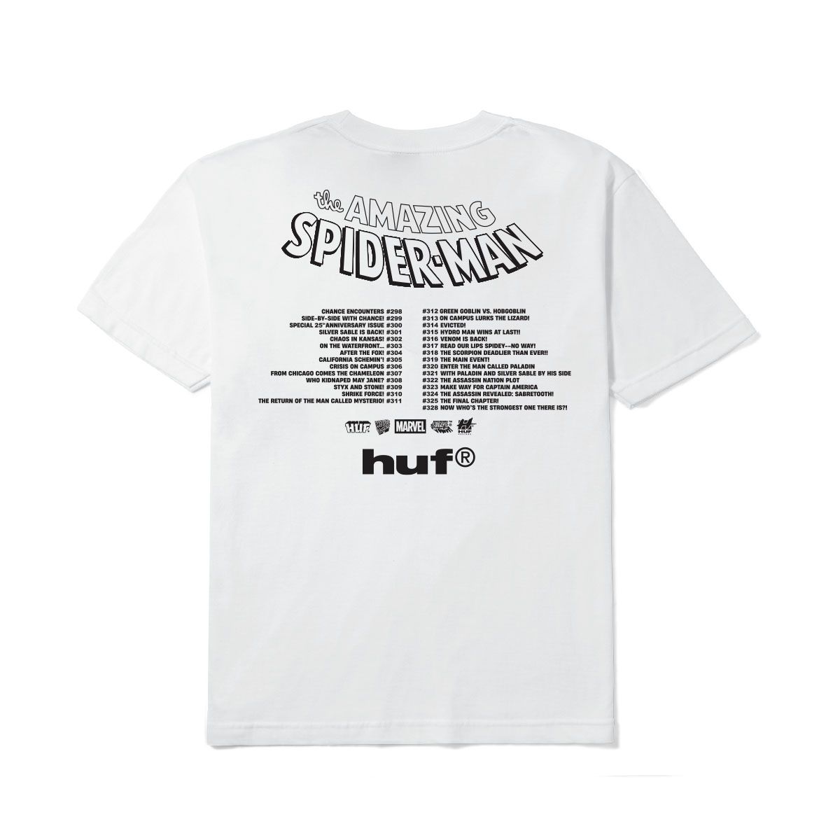 HUF Three Hundred T-Shirt - white XXL