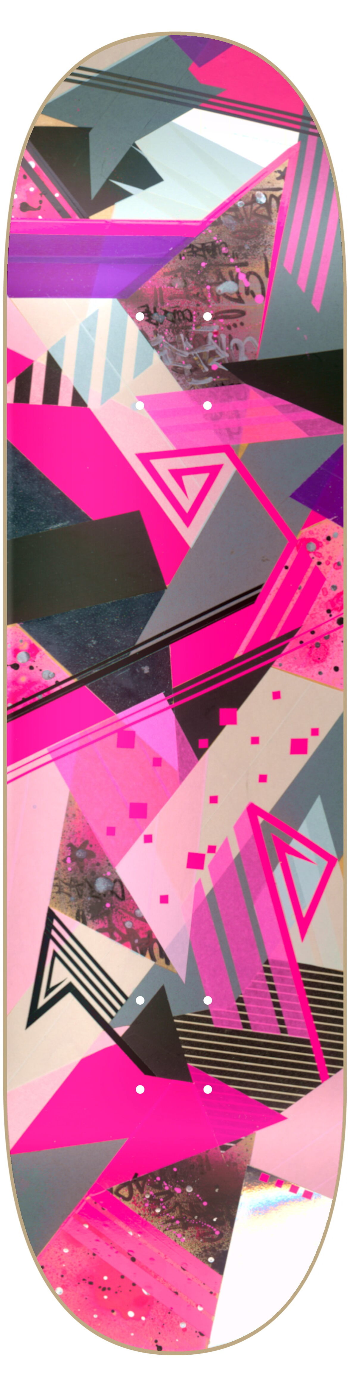 Curare Adhesive Gang Art Print #3 LTD Skateboard Deck Curare Adhesive Gang Art Print #3 LTD Skateboard Deck