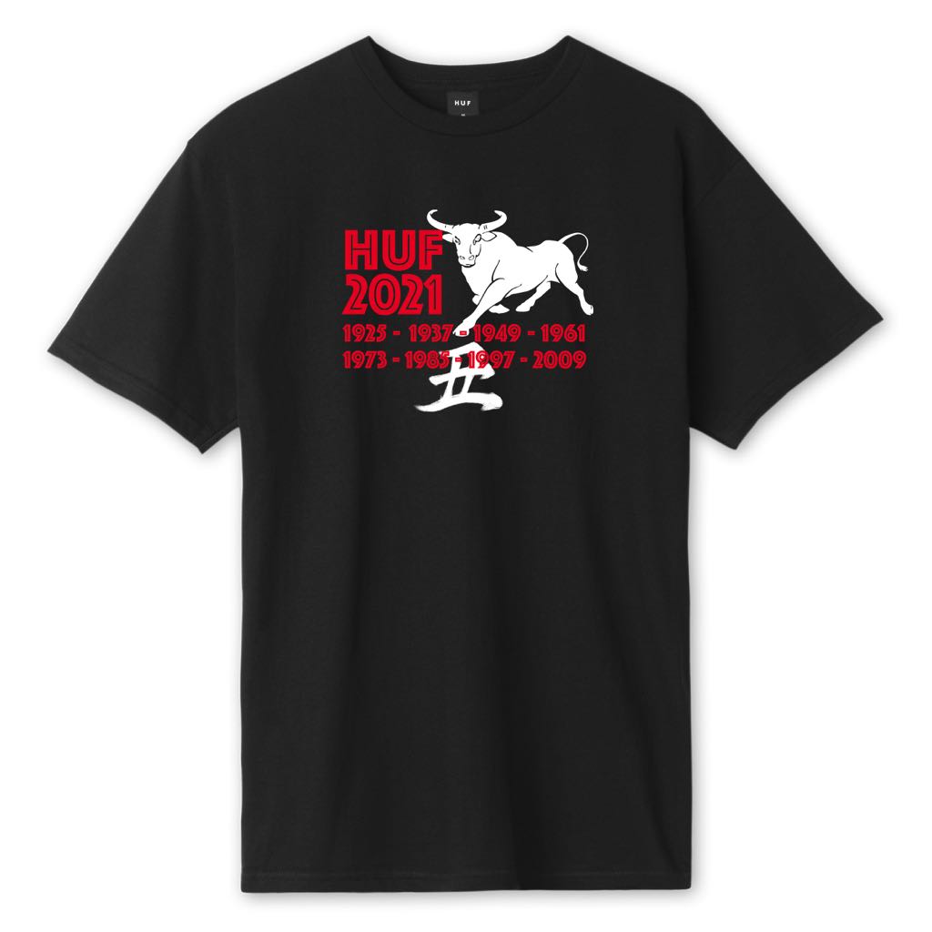 ts01550-black-1 HUF Yoto Years T-Shirt black XL
