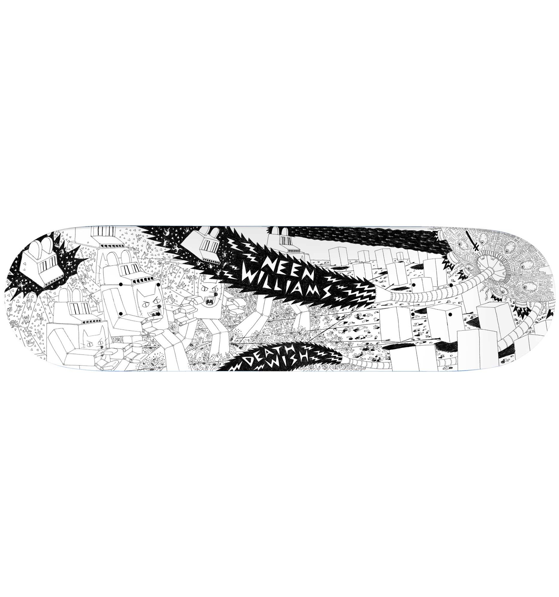 DEATHWISH Deck DEATH WAR 3000 NW 8.3875, grey 8.3 DEATHWISH Deck DEATH WAR 3000 NW 8.3875, grey 8.3