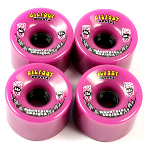 Bigfoot Mountain Cruiser Longboard Wheels Purple 76mm 80a
