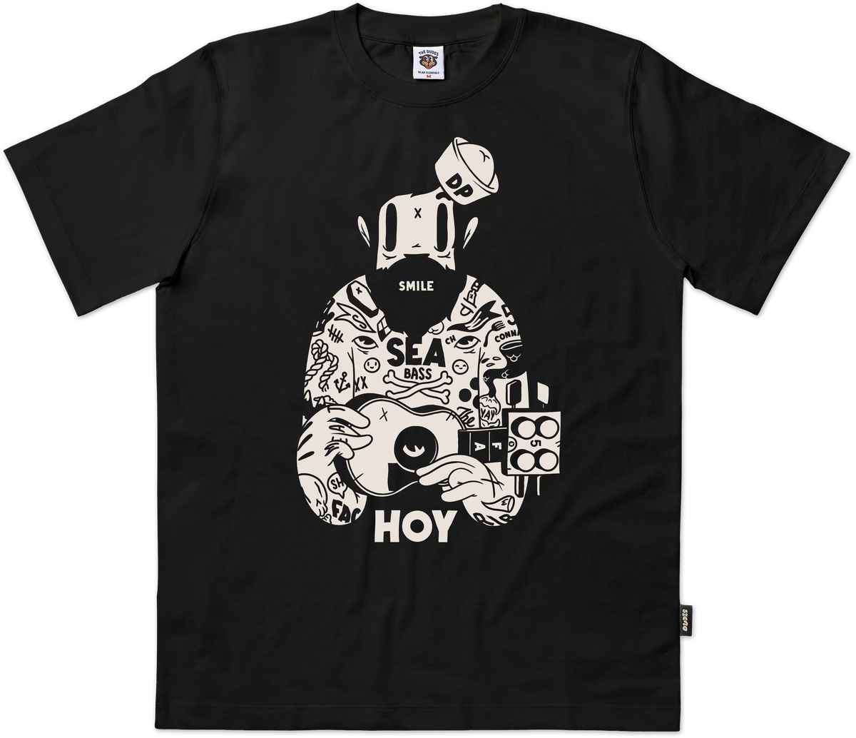 The Dudes Captain Classic T-Shirt Standard - black The Dudes Captain Classic T-Shirt Standard - black M