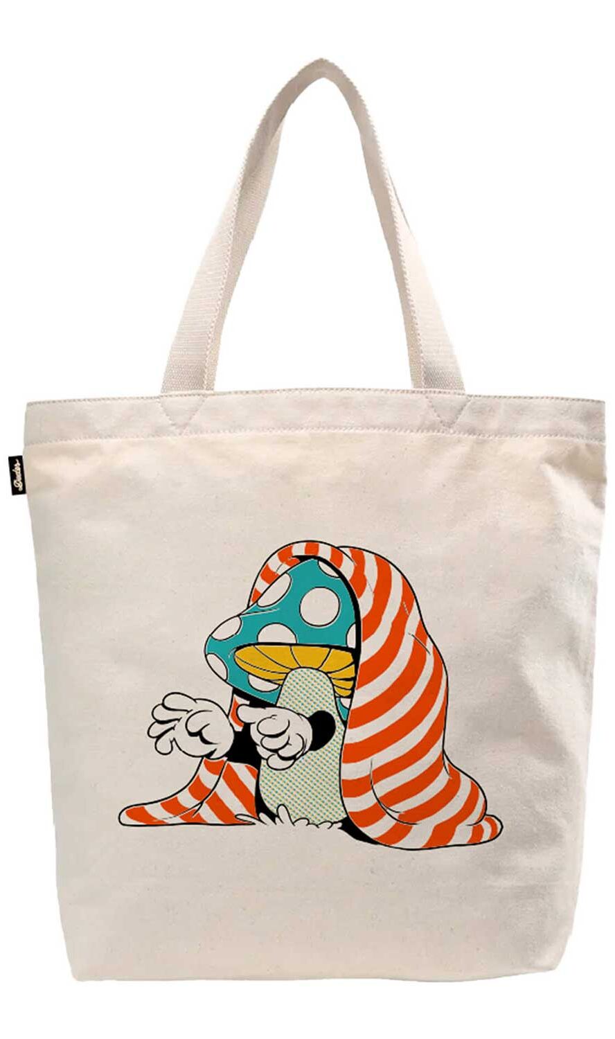 The Dudes Undercover Tote Heavyweight Tote Bag - off-white The Dudes Undercover Tote Heavyweight Tote Bag - off-white