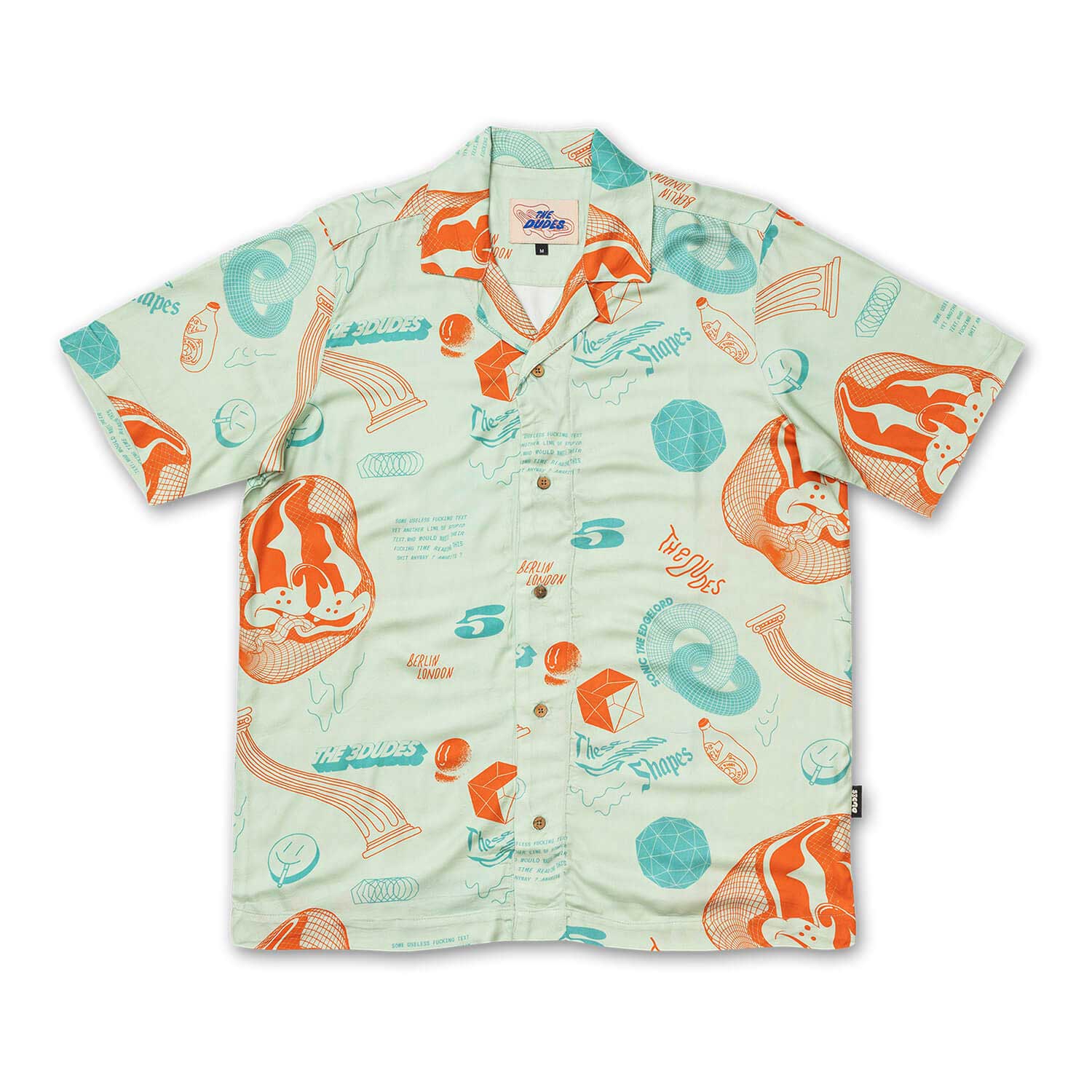 The Dudes 3Dudes Hawaiian Shirt - Multicolor The Dudes 3Dudes Hawaiian Shirt - Multicolor XXXL