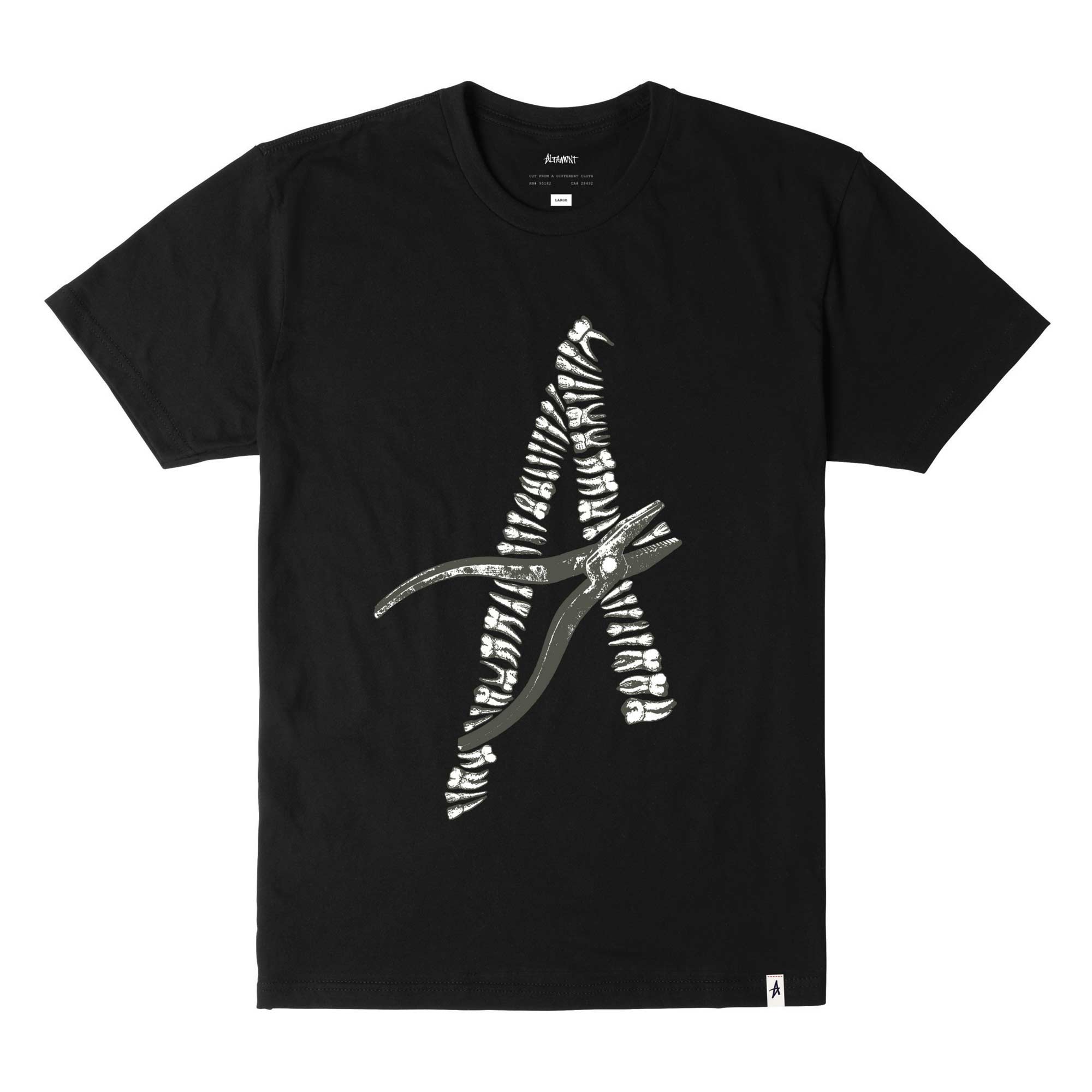 T-Shirt ALTAMONT ARRÊT DENTAIRE noir