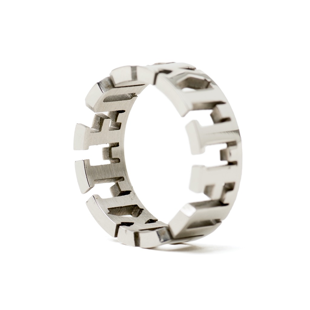 HUF Fuck It Ring - silver