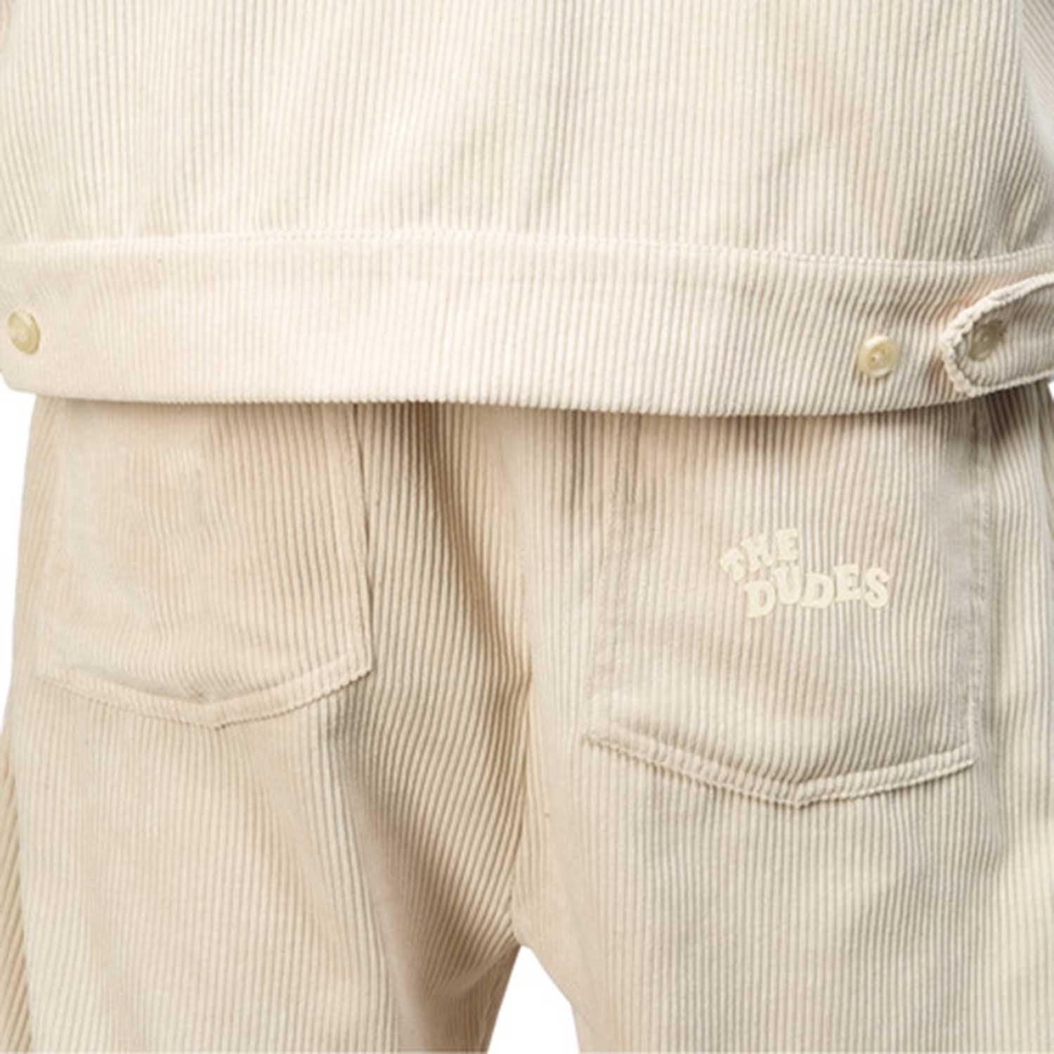 The Dudes Wasted Dudes Cord Ez Hose - creme XXXL