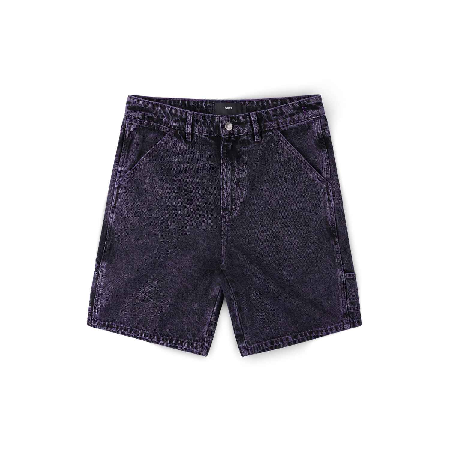 Former Distend Denim Walkshort - washed purple 36