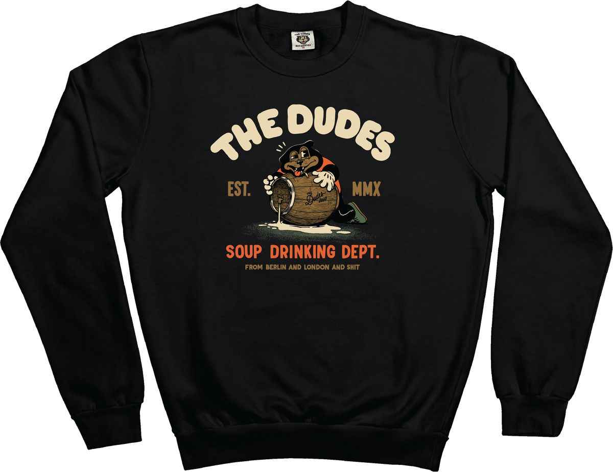 10075102-1 The Dudes Soup drinking - black S