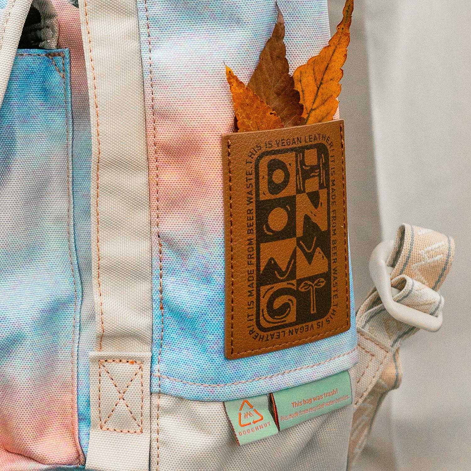 Doughnut Macaroon Large Dreamwalker Backpack - grey